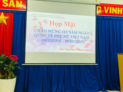 HỌP MẶT KỶ NIỆM NGÀY QUỐC QUẾ PHỤ NỮ 08/03/2025