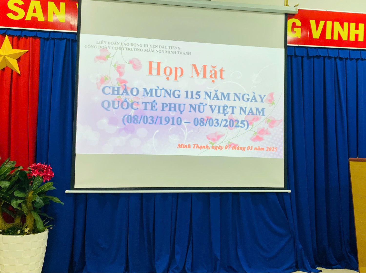 HỌP MẶT KỶ NIỆM NGÀY QUỐC QUẾ PHỤ NỮ 08/03/2025